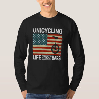 Fietsen met één wiel Leven Zonder Tralies Usa Eenw T-shirt