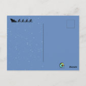 Fietsen met gevouwen Wenskaart Briefkaart (Achterkant)