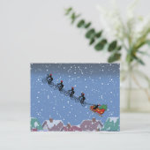 Fietsen met gevouwen Wenskaart Briefkaart (Staand voorkant)