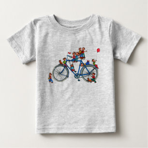Fietsen met Kinder Baby Shirt