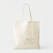 Fietsen met Kinderen Canvas tas (Voorkant)