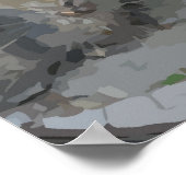 Fietsen met Poster Flowers (Hoek)