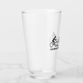 Fietsen met vrienden heeft voordelen glas (Rechts)