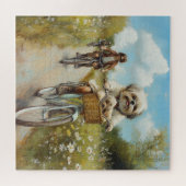 Fietsen met vrienden legpuzzel (Horizontaal)