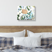 Fietsen met Waterverf Canvas Afdruk (Insitu (Slaapkamer))