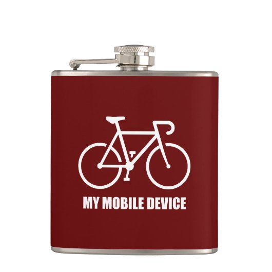 Fietsen, mijn mobiele apparaat heupfles (Voorkant)