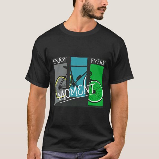 Fietsen Mindfulness en wijsheid T-shirt (Voorkant)
