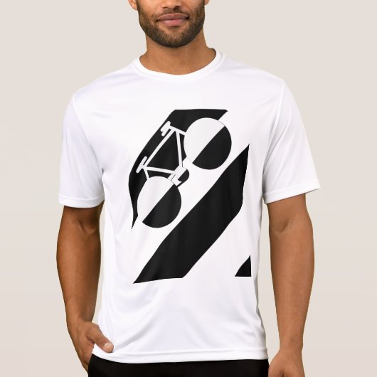 fietsen . modern fietsendraag t-shirt (Voorkant)