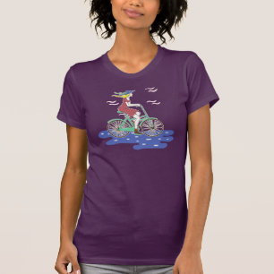 Fietsen moeder grafisch t-shirt