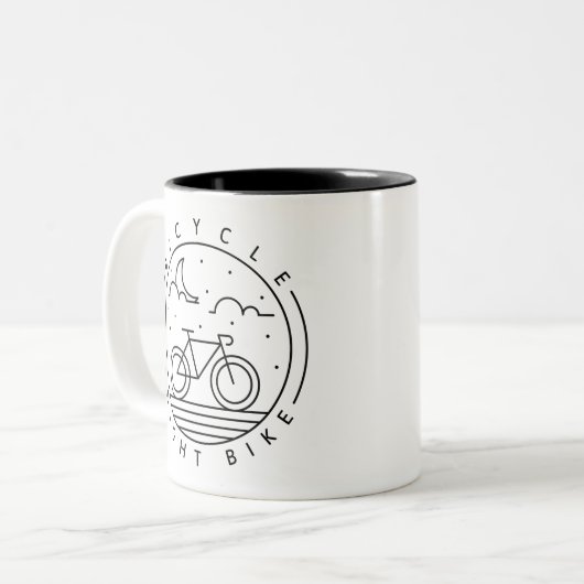 Fietsen Mok | mok fietsen | mok voor fietsen | fie (Voorkant links)