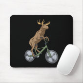 Fietsen Moose Gift Mannen Vrouwen Moose Muismat (Met muis)