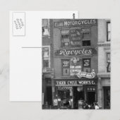 Fietsen, motorfietsen en Chop Suey, begin jaren 19 Briefkaart (Voorkant / Achterkant)