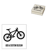 Fietsen - Mountain Bike Sports met je eigen tekst Rubberstempel (Gestempeld)