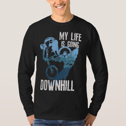 Fietsen Mountainbike Enduro MTB Fietsen T-shirt (Voorkant)