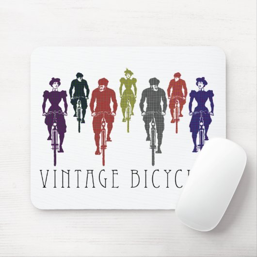  fietsen muismat (Met muis)