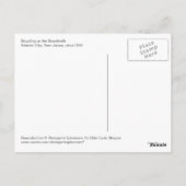 Fietsen op de stoep briefkaart (Achterkant)