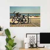 Fietsen op de stoep poster (Thuiskantoor)