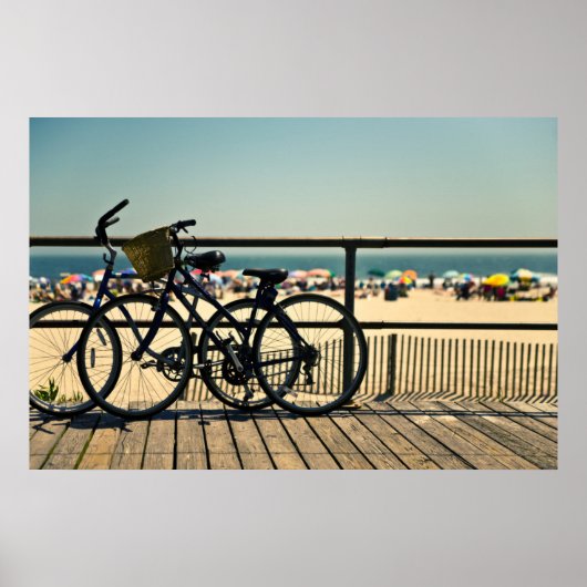Fietsen op de stoep poster (Voorkant)