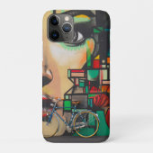 Fietsen op graffiti Case-Mate iPhone case (Achterkant)