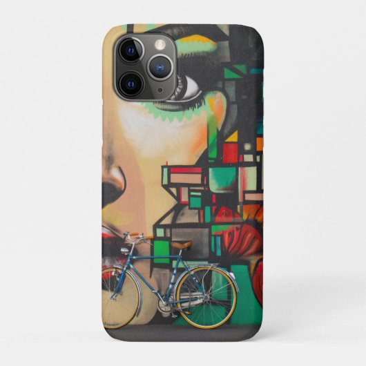 Fietsen op graffiti Case-Mate iPhone case (Achterkant)