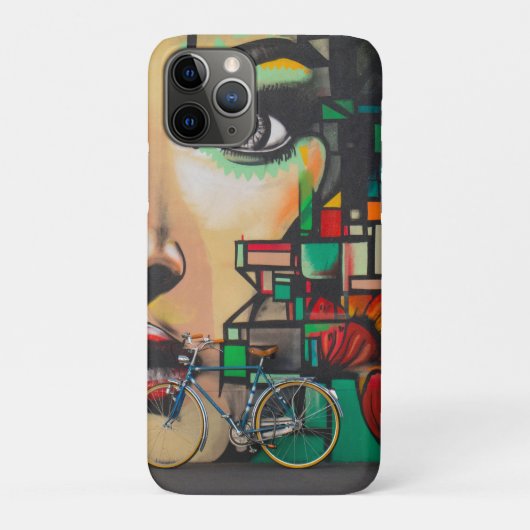 Fietsen op graffiti Case-Mate iPhone case (Achterkant)