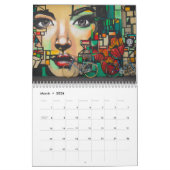 Fietsen op graffiti kalender (Mar 2026)