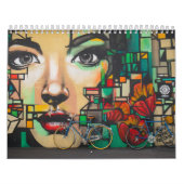 Fietsen op graffiti kalender (Hoes)