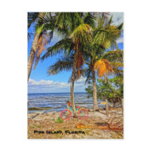 Fietsen op het strand - Pine Island Florida