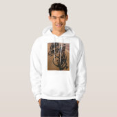 Fietsen op straat hoodie (Voorkant volledig)