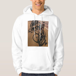 Fietsen op straat hoodie