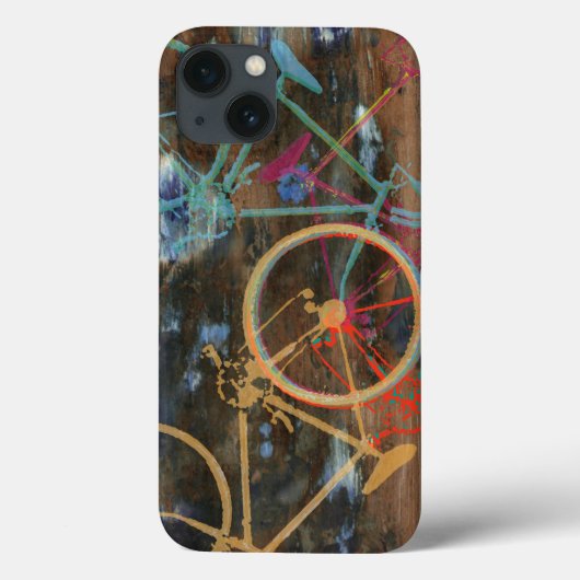 fietsen op textuur Case-Mate iPhone case (Achterkant)