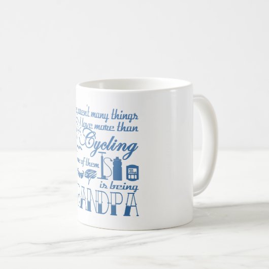 Fietsen opa koffiemok (Voorkant rechts)