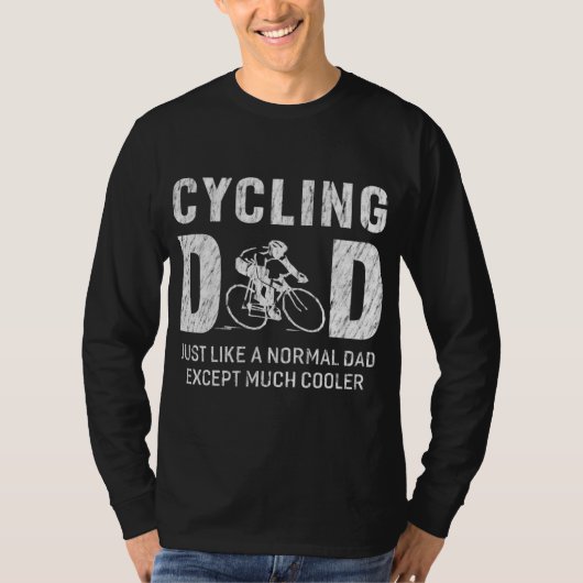 Fietsen pap cadeaus voor Mannen van priemgetallen T-shirt (Voorkant)