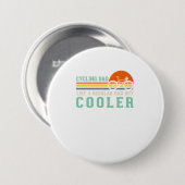 Fietsen Papa Funny Bicycle Lovers Sun Ronde Button 7,6 Cm (Voorkant /achterkant)
