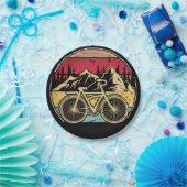  fietsen papieren bordje (Feest)