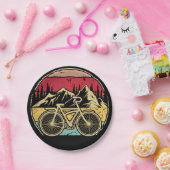  fietsen papieren bordje (Feest)