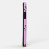 Fietsen patroon op roze Case-Mate iPhone case (Achterkant/rechts)