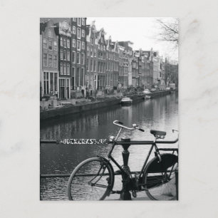 Fietsen per kanaal briefkaart