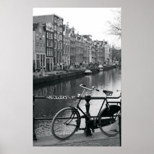 Fietsen per kanaal poster