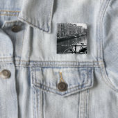 Fietsen per kanaal vierkante button 5,1 cm (In situ)