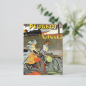 Fietsen Peugeot Fietskunst Briefkaart (Staand voorkant)