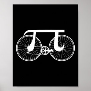 Fietsen Pi Dag Pun Grappig Maart 14 3.14 Poster