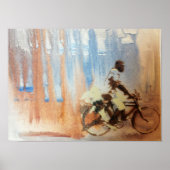 fietsen poster (Voorkant)
