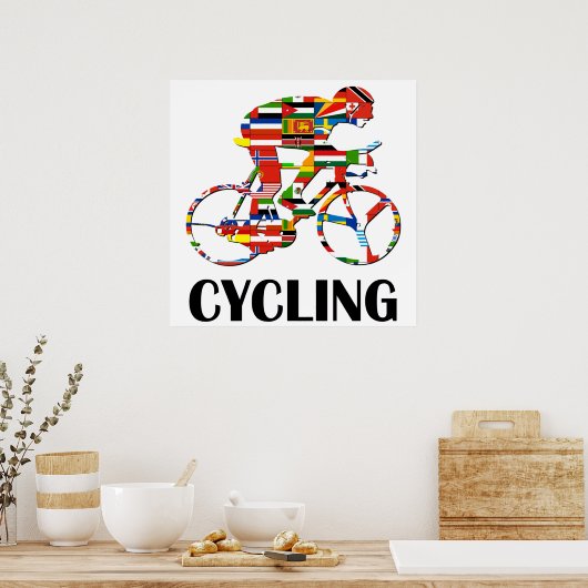 Fietsen Poster (Keuken)
