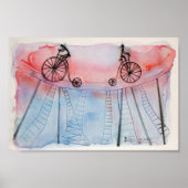 fietsen poster (Voorkant)