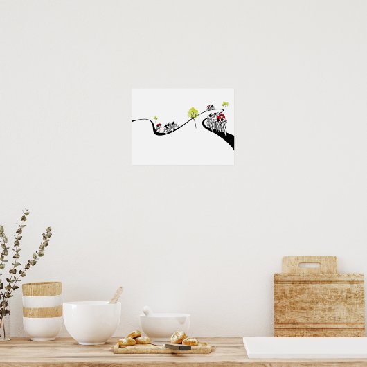Fietsen Poster (Keuken)