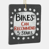 Fietsen Review 5 sterren Ornament (Rechts)