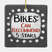 Fietsen Review 5 sterren Ornament (Achterkant)