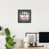 Fietsen Review 5 sterren Poster Wall Art (Thuiskantoor)