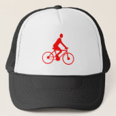 Fietsen - rood trucker pet (Voorkant)